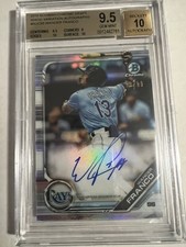 2019 Bowman Chrome Draft Image Variation Autograph Auto Wander Franco /99