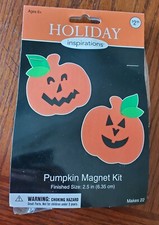 Halloween Foam Pumpkin Magnet Kit Holiday Inspirations Makes 22