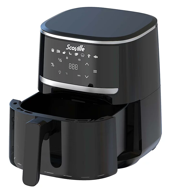 Scoville SVAFN131BL3B Digital Air Fryer with Window 4.3L Quick Cook