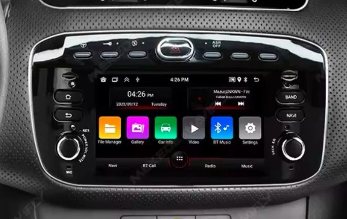 CARTABLET  7" FIAT PUNTO EVO ANDROID Comandi Volante Carplay Bluetooth USB touch - Immagine 2 di 4