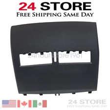 For Nissan Versa 07-12 NEW Black Front Upper Top Center Dash Air Vent Trim Bezel