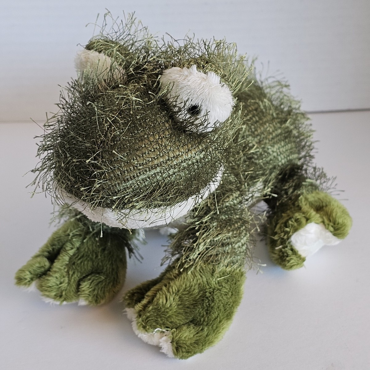 Ganz Webkinz HM001 Fuzzy Green Frog Plush Stuffed Animal Toy No
