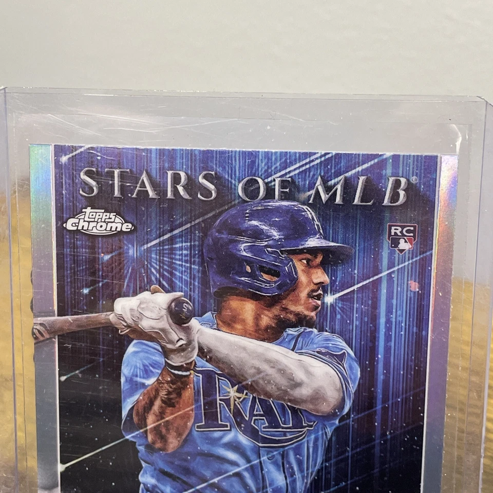 TOPPS CHROME WANDER FRANCO ROOKIE CARD 2022 TOPPS SMLBC-20 - Image 3 of 4