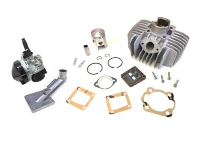 Tuning Zylinder 15mm Vergaser Ansaugstutzen Set für Tomos A3 A35 Flexer