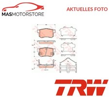 SATZ BREMSBELÄGE BREMSKLÖTZE HINTEN TRW GDB3516 A FÜR SUZUKI SX4,KIZASHI