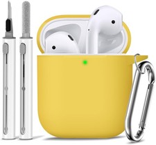 Soft Silicone Protective Case for Apple AirPods 2nd/1st Generation Charging Case