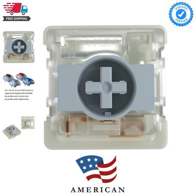 KS-33 RGB Low Profile 2.0 Switches 3 Pin Factory Pre-lubed for MX Mechanical ...