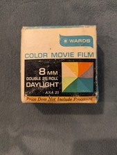Montgomery Wards Color Movie Film Double 8mm Film Magazine Sealed Exp 1968