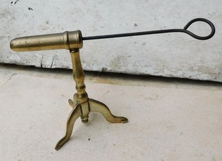 NO RESERVE Victorian Brass Goffering Iron Vintage Antique