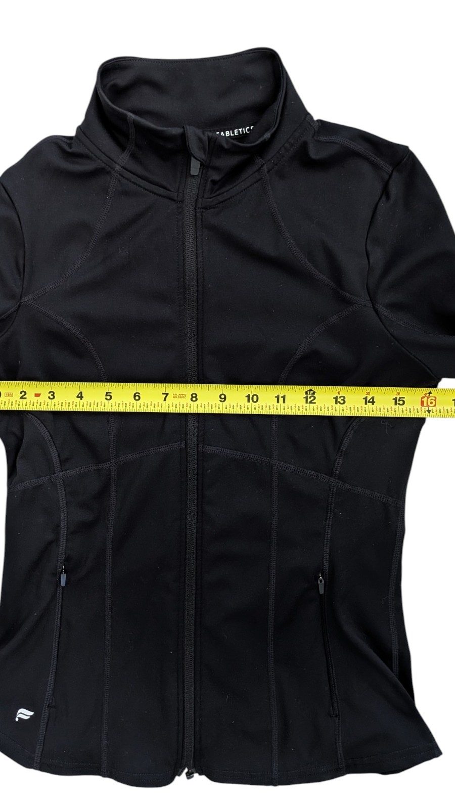 ​Fabletics Perfect Storm Train Jacket Black Zip A… - image 9