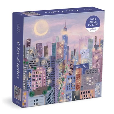 City Lights 1000 Pc Puzzle In a Square box | Galison | Spiel | Englisch | 2022