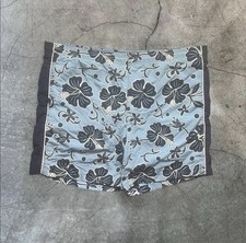 St. John's Bay Blue Floral Swim Trunks - Size L