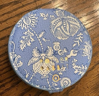 Roller Rabbit x Target Mystery Box Blue & Teal Compact Mirror New No Pkg Floral