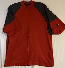 VTG Nike Tennis Challenge Court Andre Agassi Men's Full Zip Shirt Red/Gray M