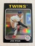 2024 Topps Heritage #246 Joe Ryan Black Chrome Refractor SSP #’d/75 Twins