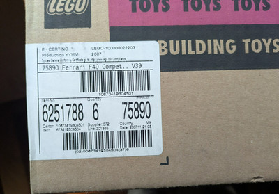 LEGO Speed Champions Retired 75890 Factory Sealed Box Ferrari F40 Competizone