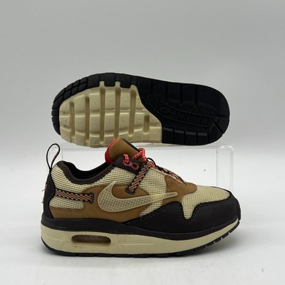 Kids Size 13.5c Air Max 1 Travis Scott Sportswear DN4169 200 NEW