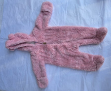 Carter  s Just One You 3M Pink Bear Hooded Fleece Bunting Suit Winter Baby Girl