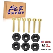 T27 Detachable Windshield Bushing Grommets Bolt Screws Kit for Harley Softail