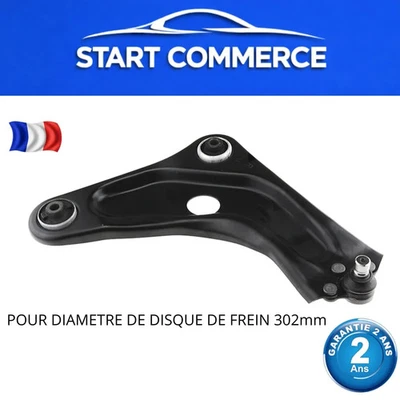 Triangle bras de suspension avant droite 207-208 I-C3-DS3 OE : 3521.N8 - Photo 1/4