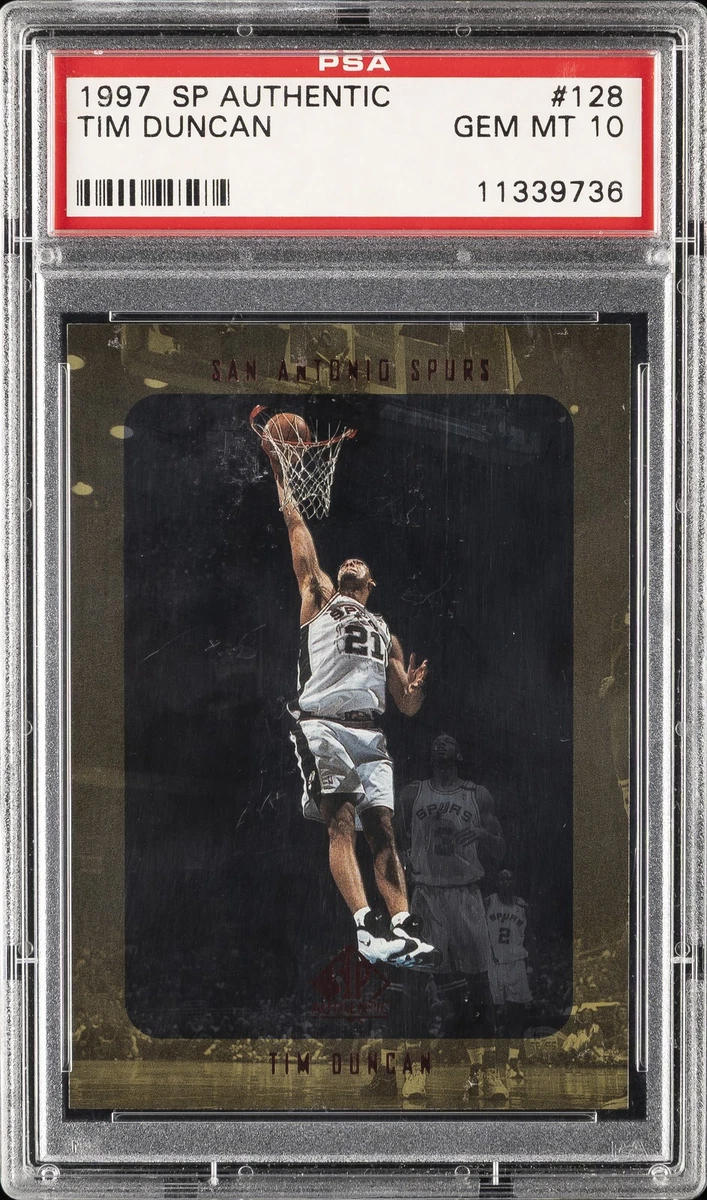Tim Duncan Basketball Grade 10 Rookie Sports Trading Cards