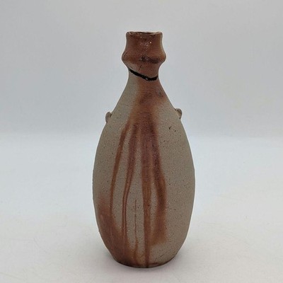 Ken Fujiwara Bizen Ware Hidasuki Blumenvase in Schachtel Volkskunst Japan...