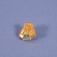 Vintage UPS United Parcel Service Employee Badge 10 Year Driver Service Pin