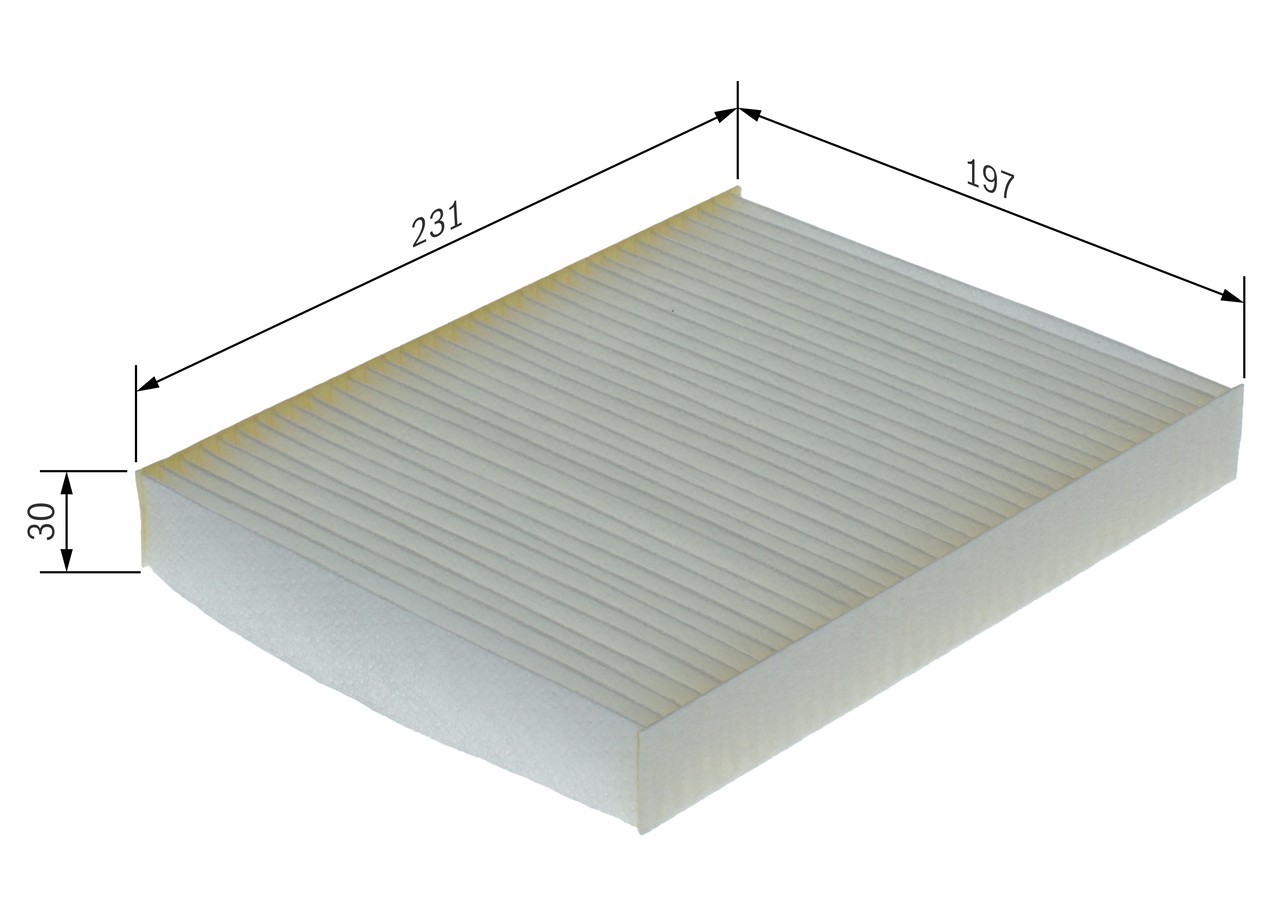1 987 435 139 BOSCH Filter, interior air for CHRYSLER,DODGE,INFINITI,LANCIA - Image 14