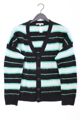 Review Strickjacke Classic Cardigan für Damen Gr. 36, S gestreift Langarm grün - Bild 1 von 4