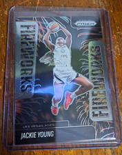 Panini 2025 Prizm WNBA Jackie Young Las Vegas Aces Fireworks Insert #4