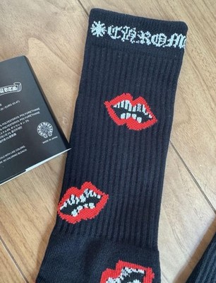 Chrome Hearts Matty Boy Chomper Socks Black | eBay