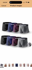 BOXHERO Mens Boxer Brief Underwear L Multicol...