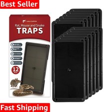 Professional-Grade Sticky Traps for Mice  Snakes - 12 Pack, Ideal for Homes