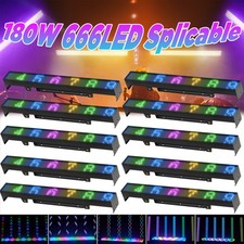 180W RGB Splicable Wall Wash Light Bar 666LED DMX Stage DJ Beam Disco Bar Effect