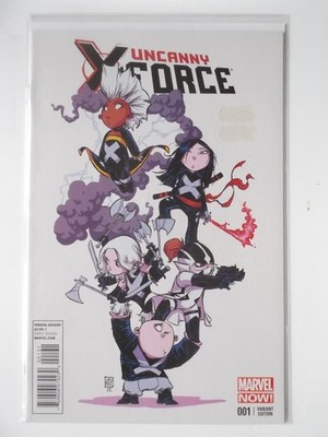 Uncanny X-Force Heft 1 Skottie Young Variant Cover US Marvel 