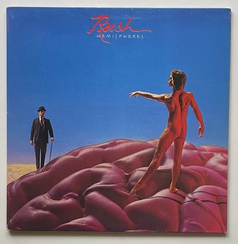 ORIGINAL Vtg 1978 RUSH Album HEMISPHERES Record 1ST PRESSING Lp VINYL is MINT!!
