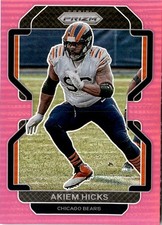 2021 Panini Prizm #162 Akiem Hicks Pink Chicago Bears