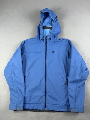 Outdoor Research Jacket Womens Large Transfer Hoody Softshell Full Zip Hiking