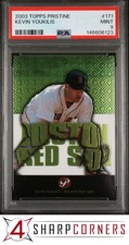 2003 TOPPS PRISTINE #171 KEVIN YOUKILIS RC #/1499 POP 2 PSA 9