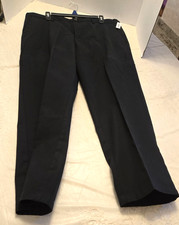 Amazon Essentials Men’s Black Classic Fit Casual Dress Pants Size 38W X 30L