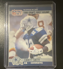 Pro Set 1990 Emmitt Smith #685 Dallas Cowboys Draft First Round NFL Card