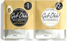 AVRY BEAUTY GEL-OHH Jelly Spa Set -1 & 2 Step, MILK & HONEY, SET OF 2