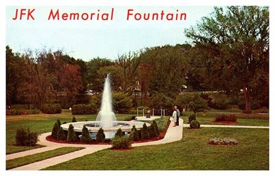 Postcard FOUNTAIN SCENE Canton Ohio OH j/11 AS5290