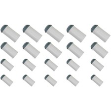 20PCS Slip On Pool Cue Tips Replacement Kit 4 Sizes Pool Cue Accessories 9mm...