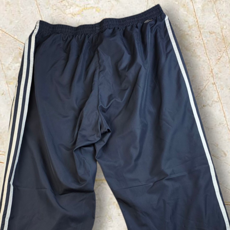 Adidas Track Wind Pants Size XL Mesh Lined Climaproof Zip