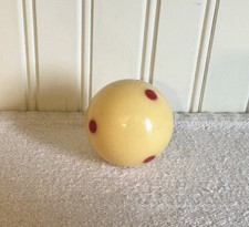 Vtg Aramith Pro Cup 6 Red Dot Measle Pool Cue Ball 2.25&rdquo; 6 oz Billiard Training