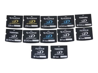 12x Fujifilm und Toshiba XD Picture Card im Konvolut 128 MB 1 GB⭐ used geprüft