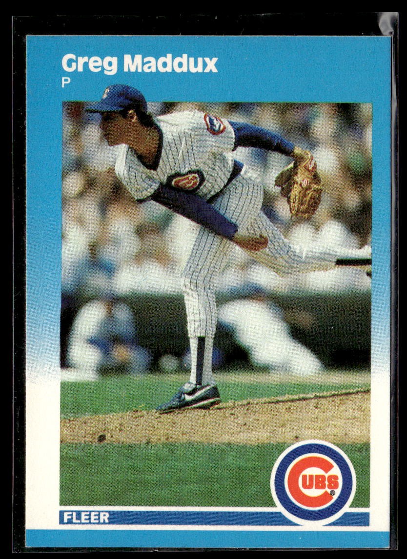 1987 Fleer Update #U-68 Greg Maddux Rookie Card