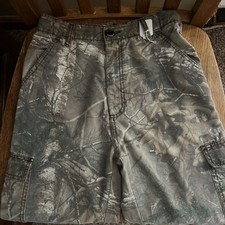Ranger Adjustable Camo Camouflage Outdoor Hunting Cargo Pants Youth Boys L 14 V6