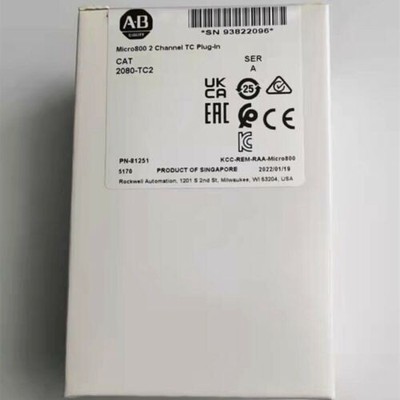 Brand New 2080-TC2 Series A Allen Bradley Micro800 Thermocouple Module